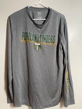 Portland Timbers Long Sleeve Gray Tee